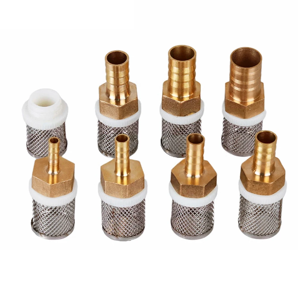 6MM-19MM Car Wash Filter Strainer  Sprayer Pump Filtering Net Stainless Steel Mesh Hose Filter Pagoda Brass Fitting