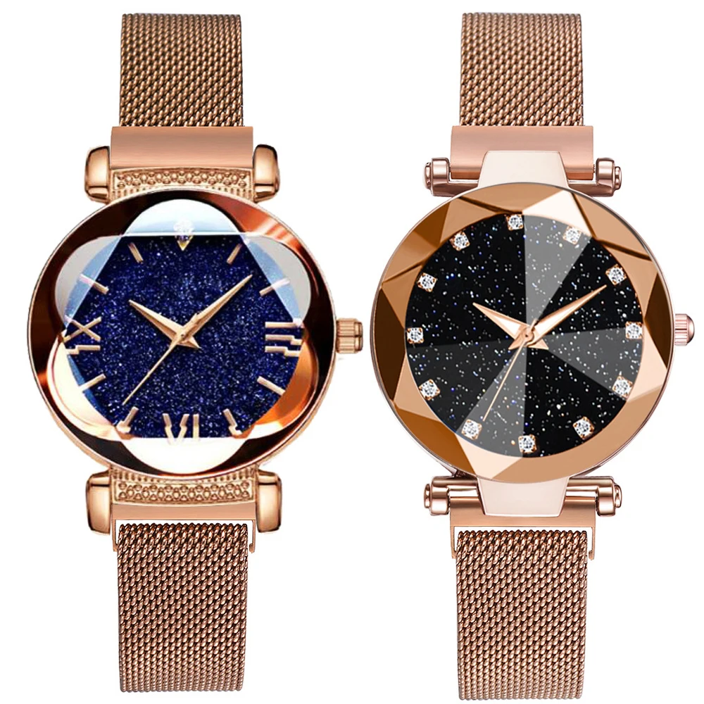 Fashion Magnetic Starry Sky Watch Luxury Women Watches  Diamond Ladies Quartz Wristwatches Relogio Feminino Ladies Watch