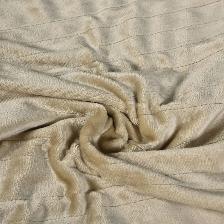 Online shop hot sale High quality HLB-TF Solid Color Beige Flannel Electric Over Blanket