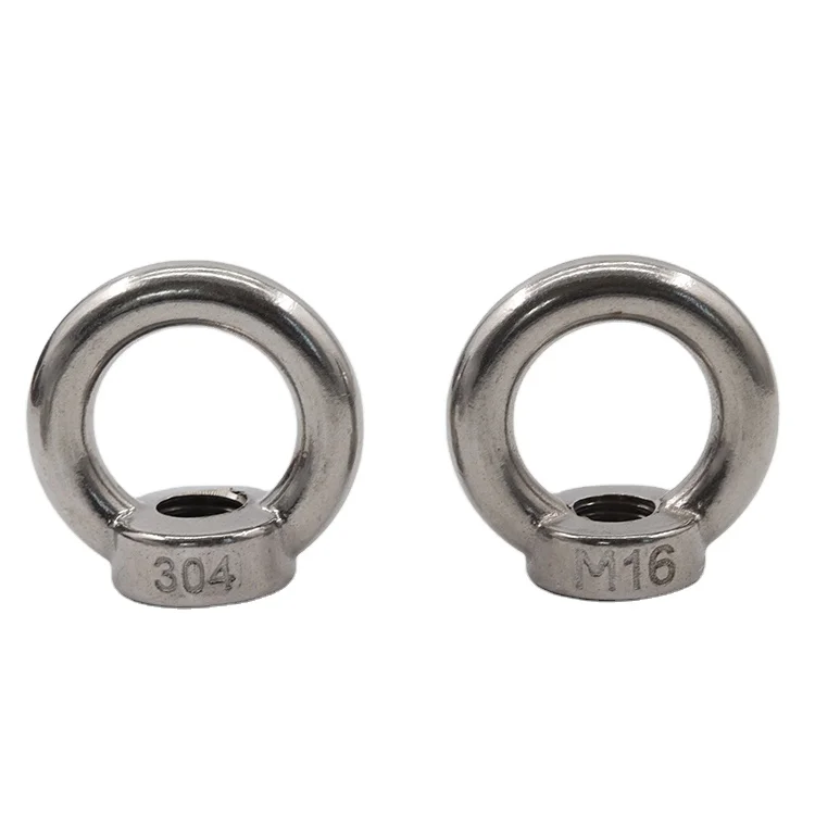 AISI 304 316 DIN582 stainless steel lifting eye Bolts eyebolt screw eye nut eyenut