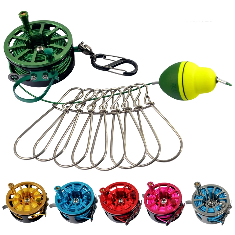 High Quality aluminum portable fishing accessories rope lock live fish locker