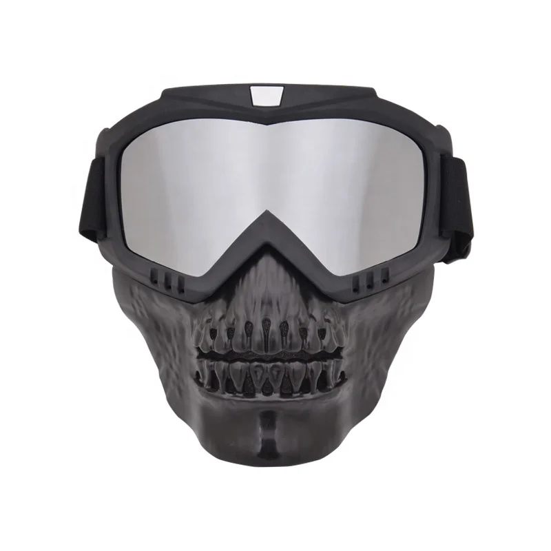 Motorcycle goggles Face mask scratch-proof square lens Windproof motorcycle motorcycle cross helmet goggles