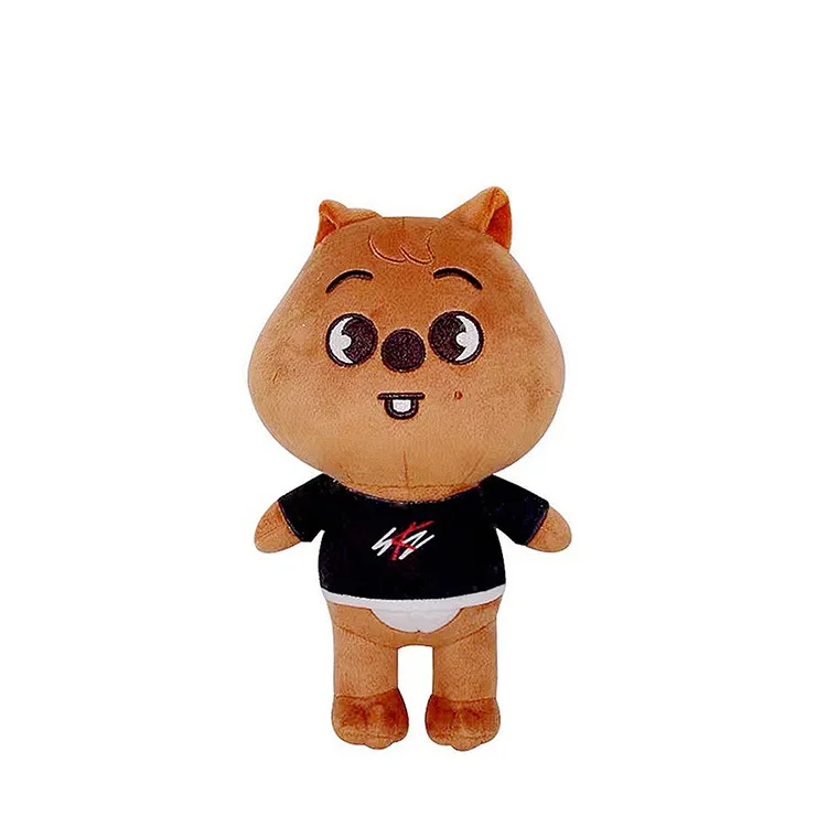 20cm Skzoo Plush Toys Stray Kids Cartoon Stuffed Animal Plushies Plush Doll Custom Bbokari Leebit Wolf Puppym Kids Adults