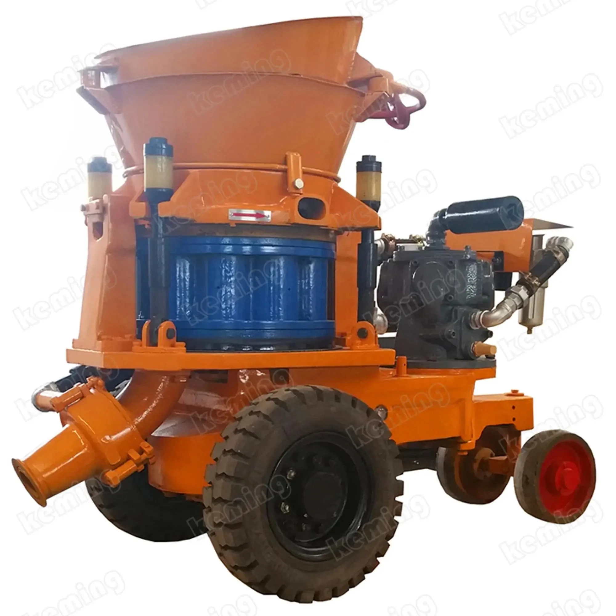 dry plaster machine pumpcrete machine air Shotcrete Machine rotor shotcrete concrete in Malaysia