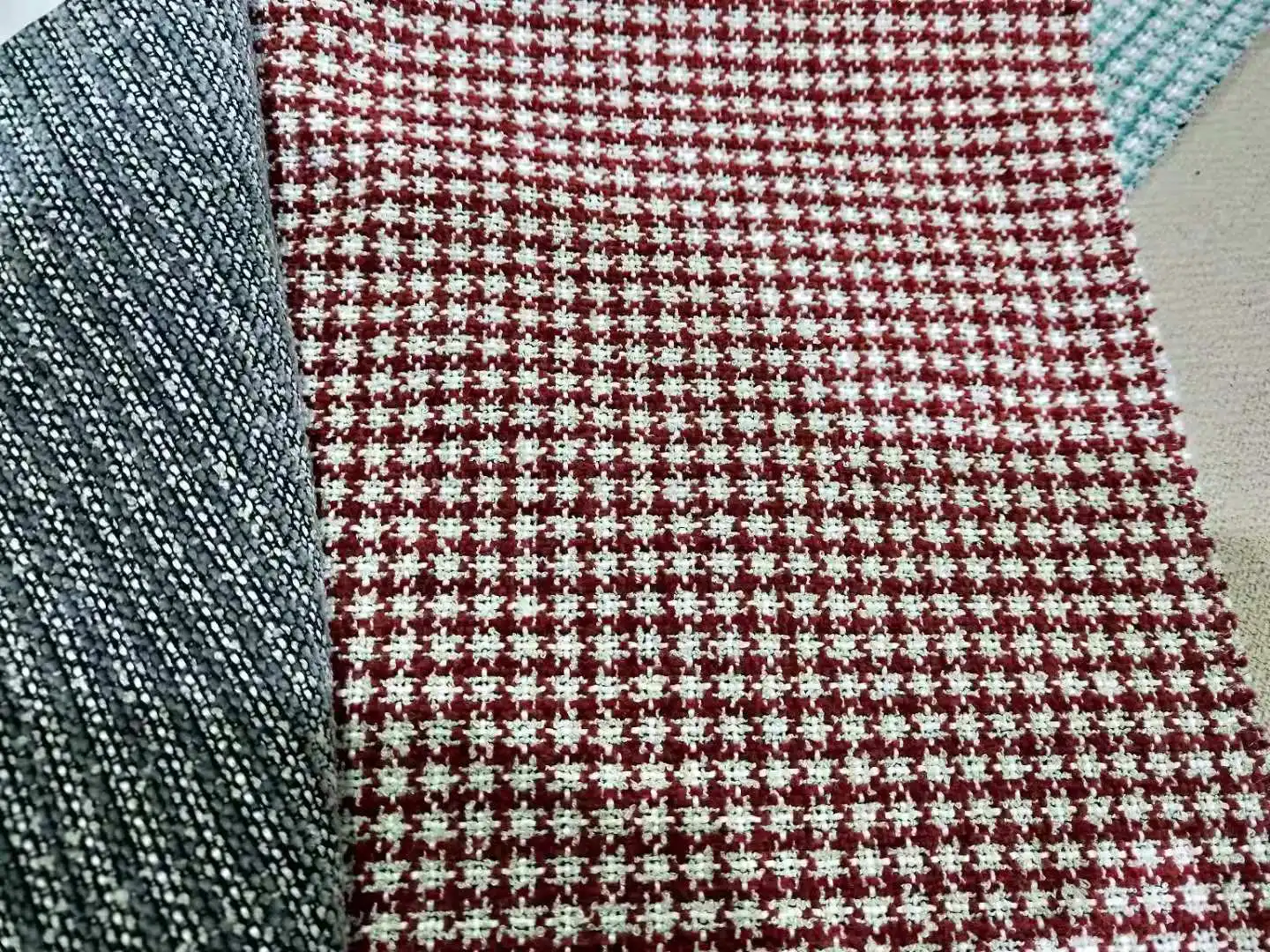 
fashion swallow gird fabric for sofa pillows chair fabric home textile 