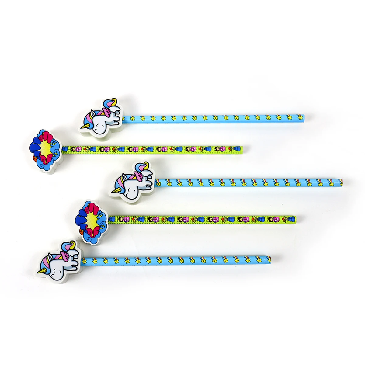 Stationery Item Wholesale Creative Kawaii Rubber Fancy School Cute Custom Pencil Topper Eraser for Kids