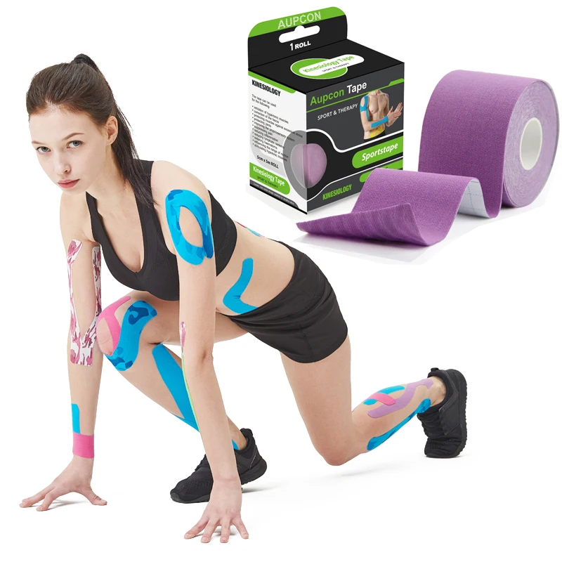 high elasticity sports knee muscle care waterproof sports tape kt tape kinesiology tape