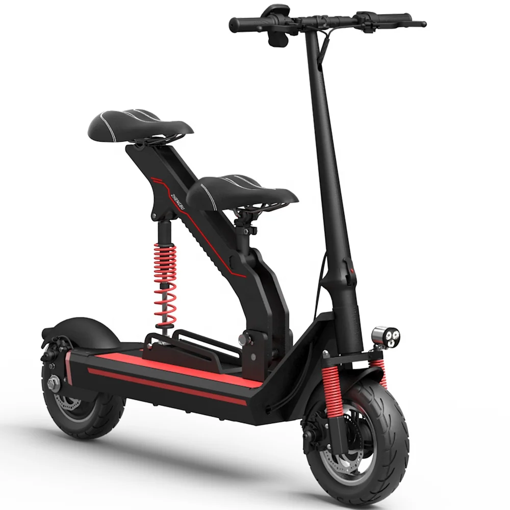 ZHENGBU T6 Two-wheel Scooter 250w Ce Lithium Battery Ultra-light Portable Small adult Folding Electric Scooter with seat