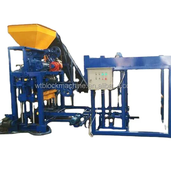 QT40-1 semi automatic concrete block making machine best seller brick making machinery