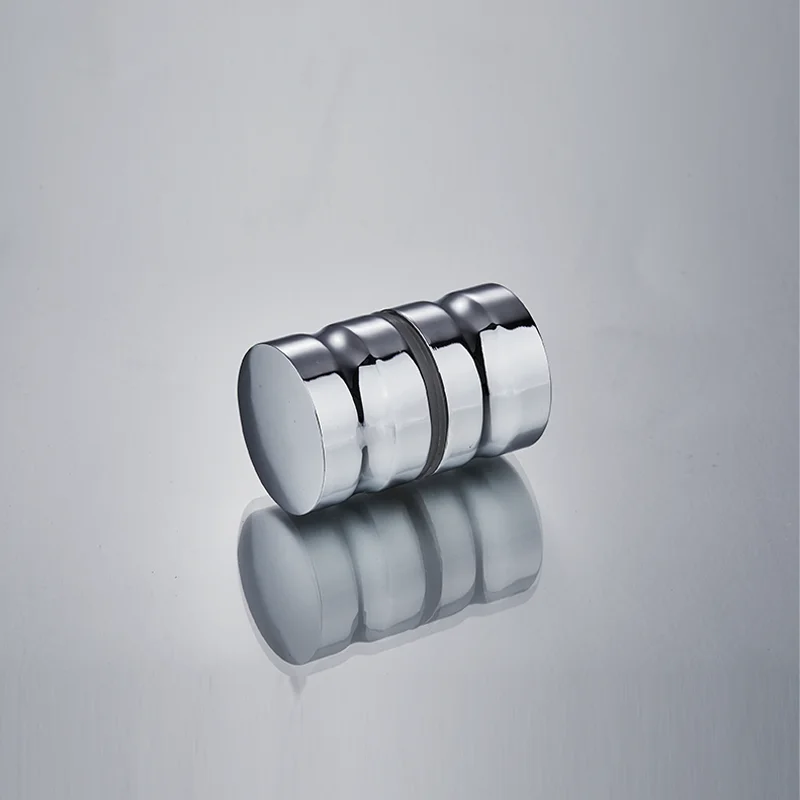 Hydrorelax Shower Single Hole Handle Bathroom Glass Door Solid Cylindrical Aluminum Small Handle