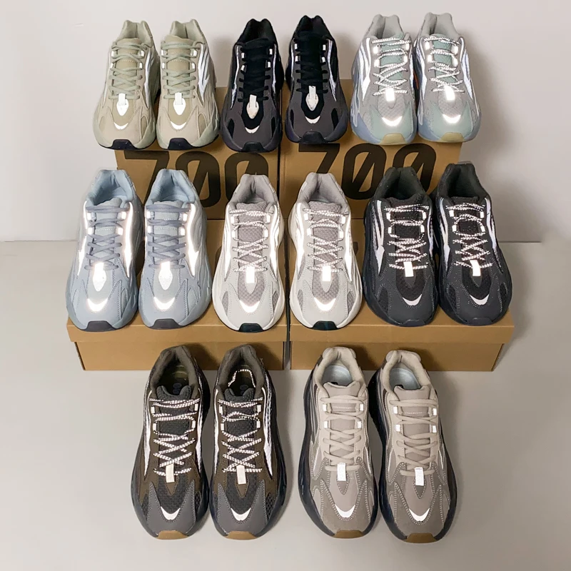 Fashion School Brand Fashion Air Sport Shoes Running Yezzy Yeezy 700 V2 V3 Shose-Sneaker Stylish Shoes