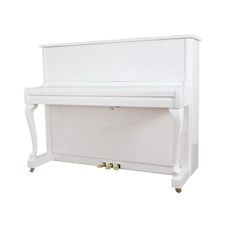 Middleford Price White Upright Wooden Piano for Kids and Adults 123
