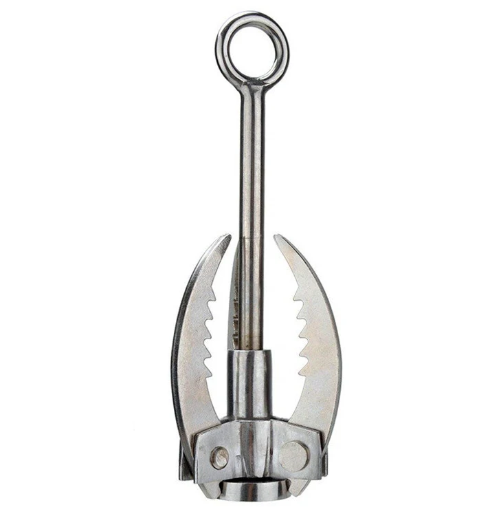 Wholesale Outdoors Safety Folding Survival Tool Stainless Steel Grappling Climbing Hand Hook