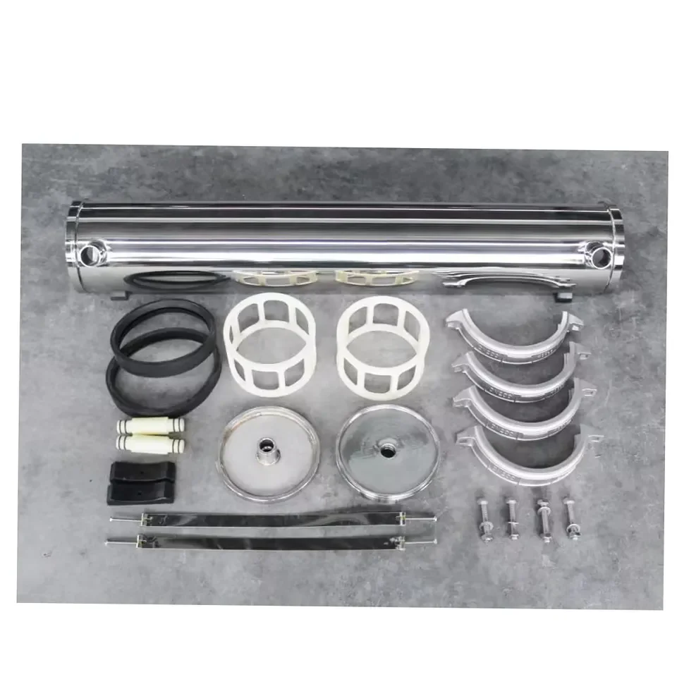 Ss304 316l Flange Stainless Steel Ro Membrane Housing 8040 8080 80120 Ss Pressure Housing Vessels Ro Membrane Shell