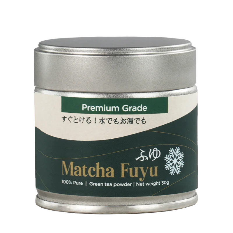 Порошок маття Fuyu высшего качества, 100% чистый порошок маття, церемониальный сорт, зеленый мелкий порошок