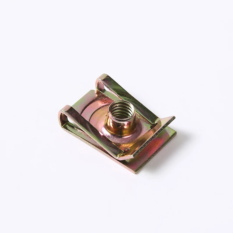 Automobile Parts U-Clip Nut Zinc Plated M6 M64 Stainless Steel Spring Slice Nuts For Motor Vehicles