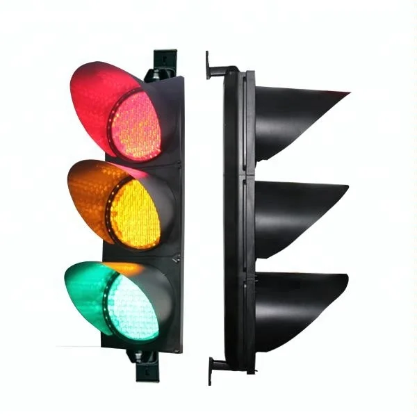 2 Aspect PC Housing IP65 Waterproof Road Safety Led Power Semaforo Para Anden Traffic Signal Light