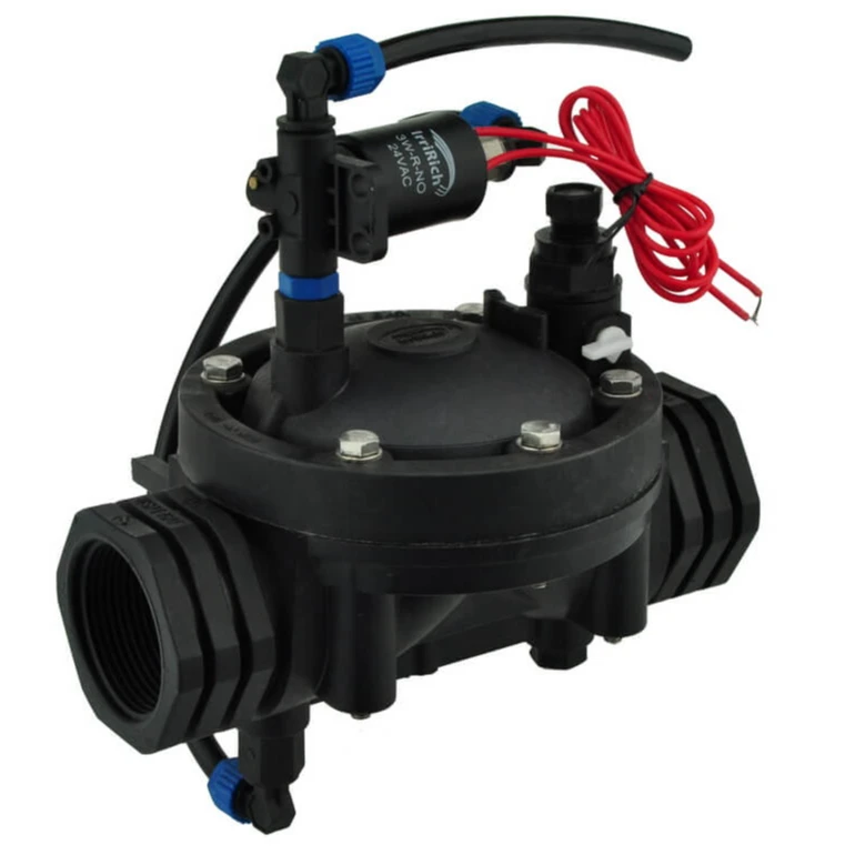 Plentirain 1.5 Inch Irrigation Solenoid Valve Option AC DC LATCH Manually With Pressure Regulator