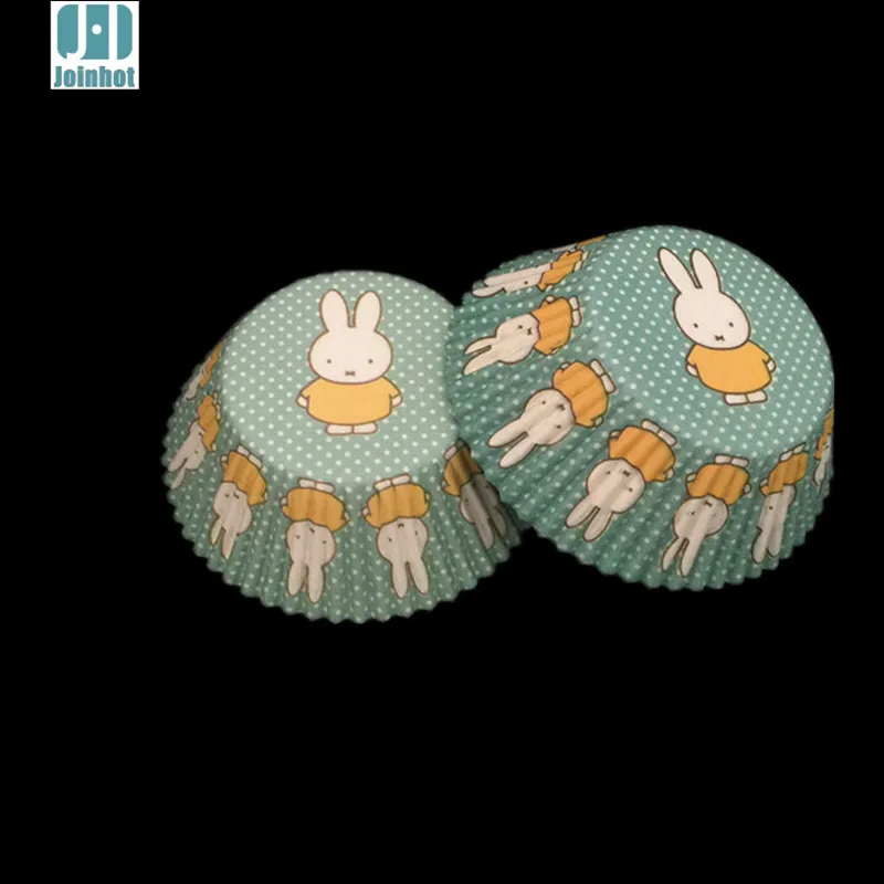 100PCS Color Printing Muffin Cases Paper Cups Cake Cupcake Liner Baking Mold Paper Cake Party Tray Cake Decorating Tool