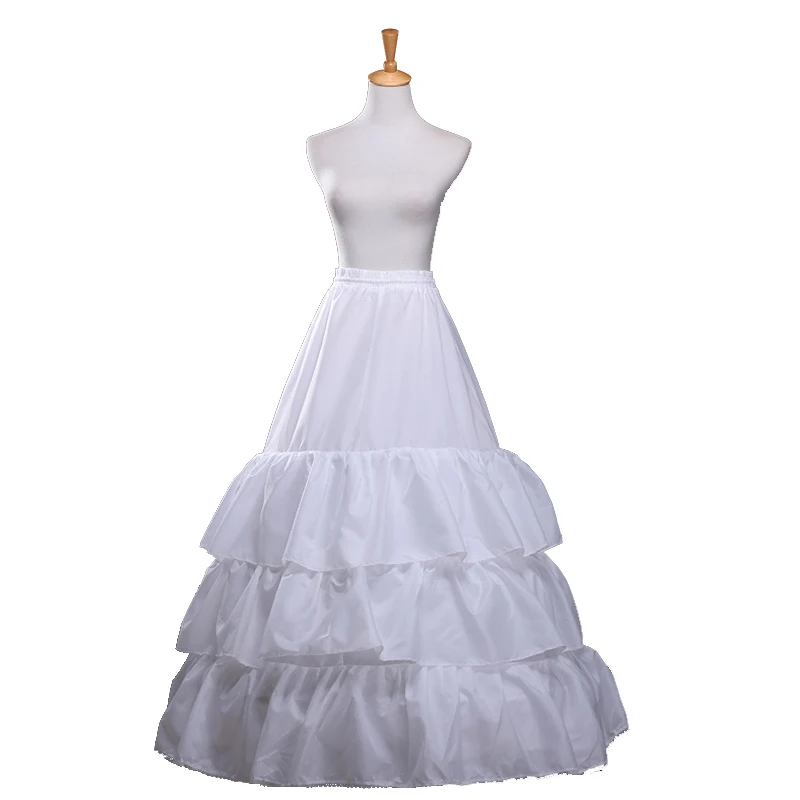 
Three Steel Three Lotus Leaf Lace Cloth Big Drag Elastic Waist Tutu Lolita Petticoats 