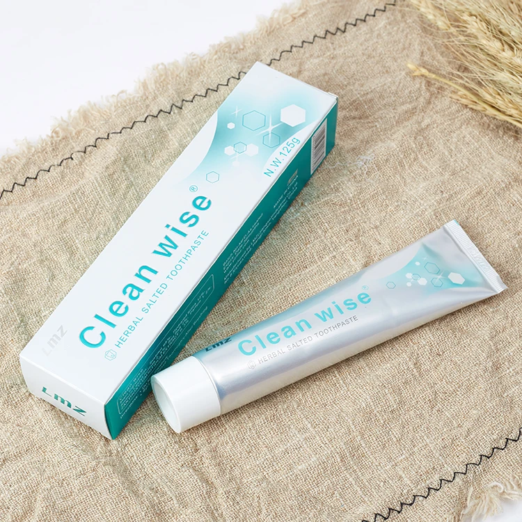 In Stock 100g / 120g Fluoride Free Bleeding Gums Anti Sensitive Teeth Pain Mint Flavor Herbal Salt Toothpaste