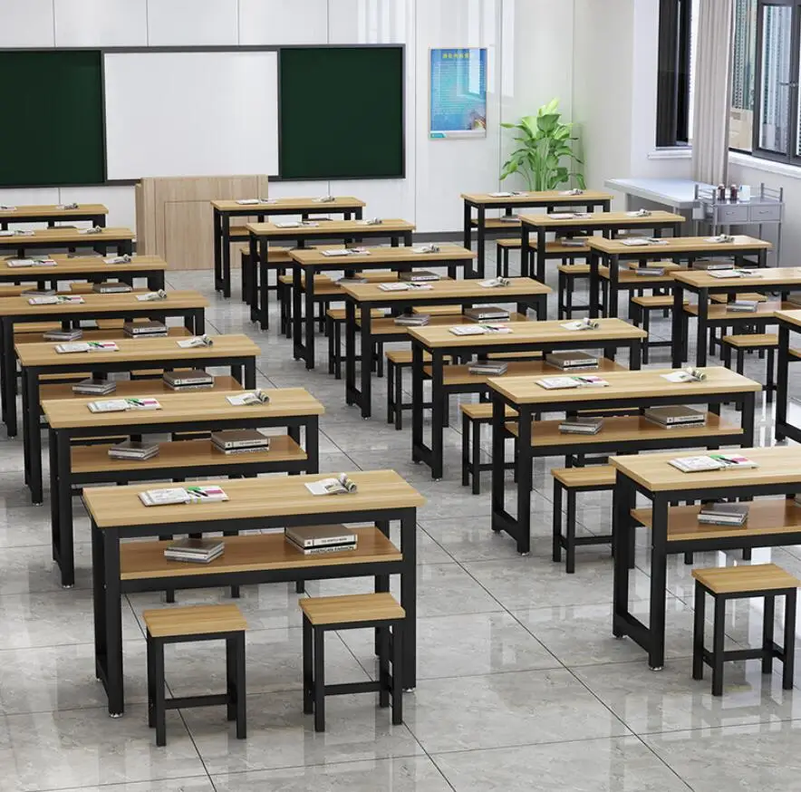 Modern School and University desks and chairs Wholesale Price Metal Classroom Benches Chairs Desks for Hall Use