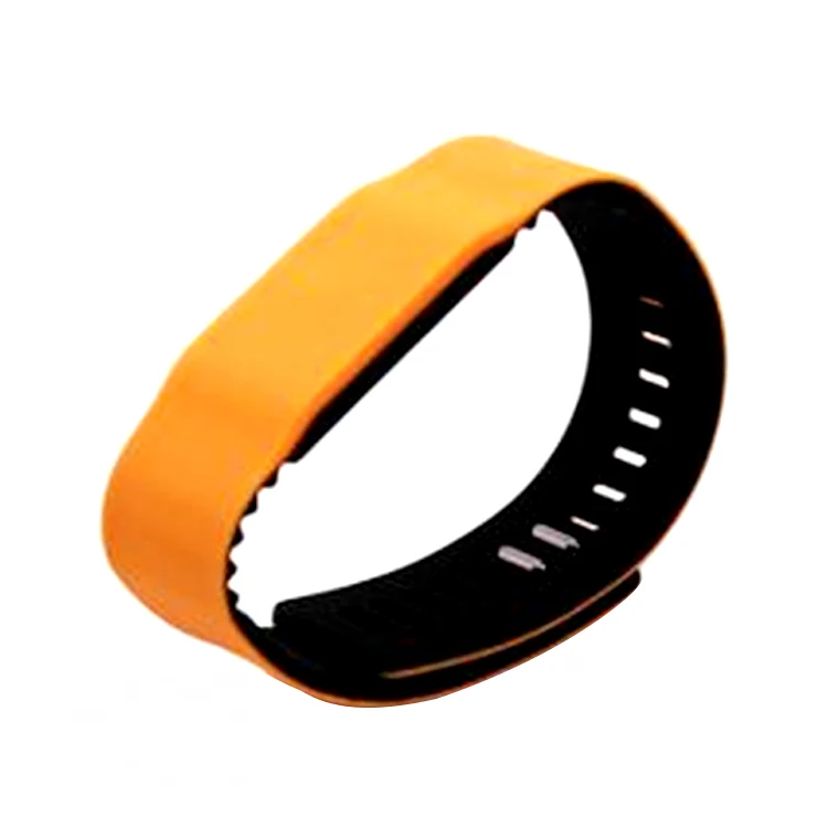 Colorful Custom Waterproof RFID NFC Chip Silicone Bracelet / Wristband