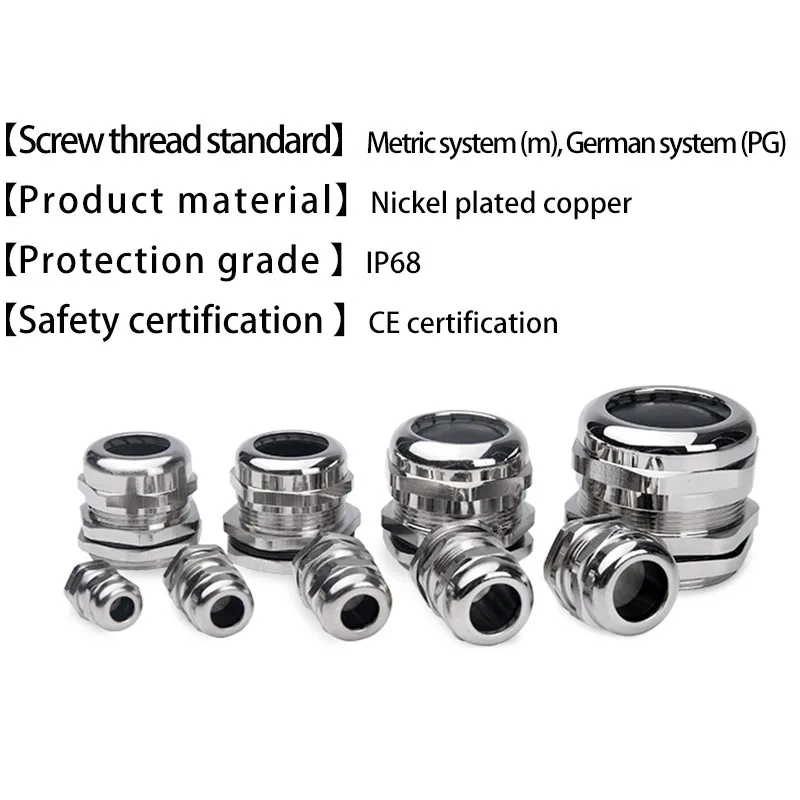 Cable Gland Stainless Steel  Stainless Steel Cord Grips Joint Connector for waterproof