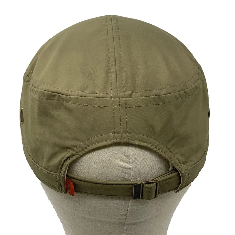 Hard Core High quality Outdoor Waterproof flat-top cap Anti-UV Pure Color Flat Top Military Cap Ripstop Cap Dad hat