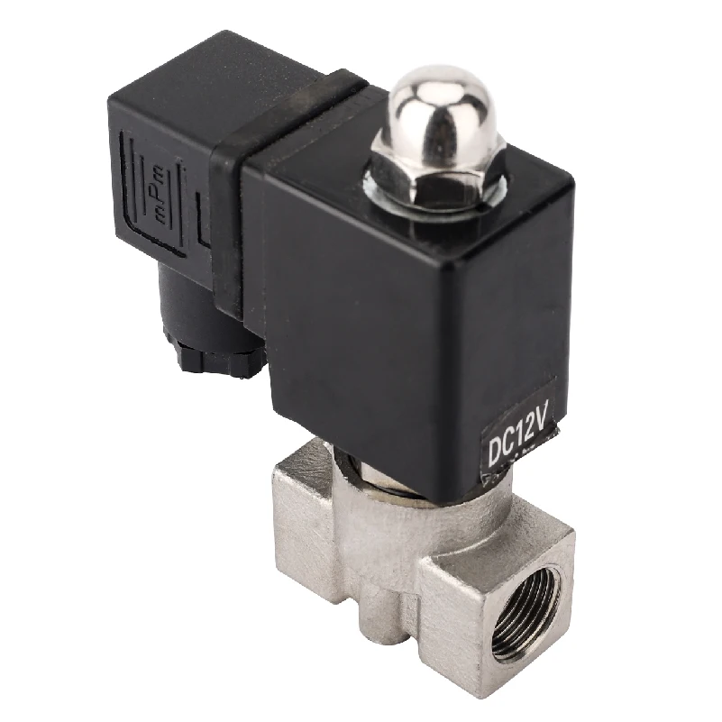 JCRSLB Combustion engine accessories micro solenoid valve 1/4in-3/8in AC220V/AC110V/DC24V/DC12V