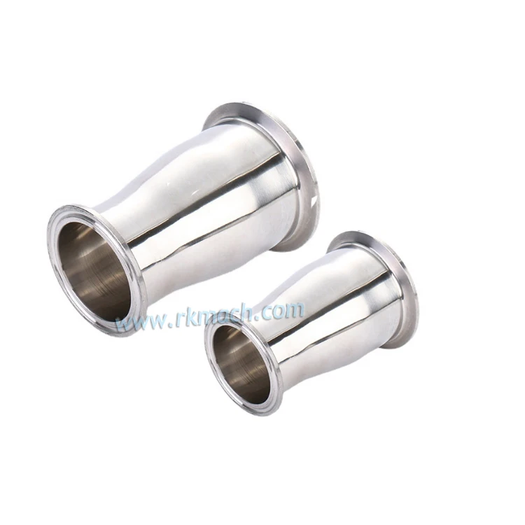 1'x  3/4' Factory price SS304 Sanitary tri clamp concentric reducer
