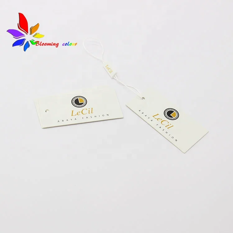 New Hot Sale custom swing hang tag clothes hang tag custom with logo