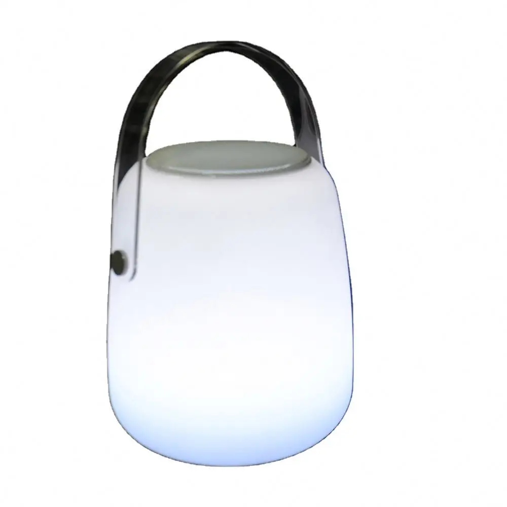 BT wireless speaker for sauna / LED table lamp with music player speaker USB charging and AUX player for office and hotel