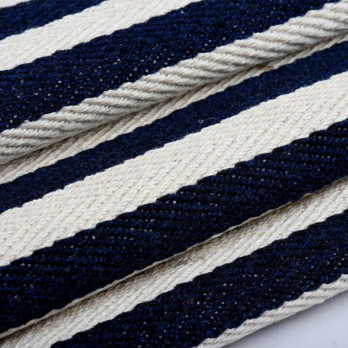 Spot Terylene Yarn-Dyed Stripe Reinforced Herringbone Twill Handbag Bag Home Decoration Yarn-Dyed Striped Fabric