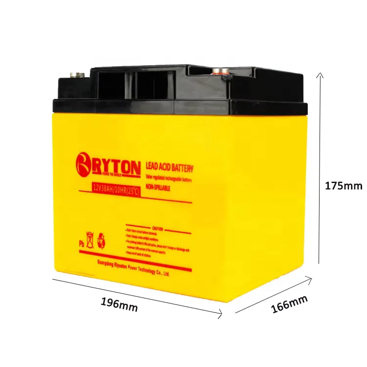 12V 38ah battery AGM batteries GEL battery for solar system