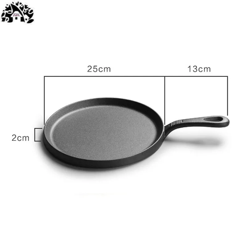 Hot home iron pan uncoated pan non-stick old frying pan