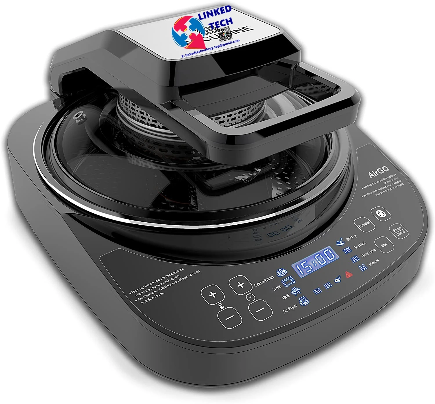 Automatic Wok China Cooking Machine Mixer Factory Wholesale Stir Fryer Wok 60L Cooking Mixer Cooker Equipment by Linked Tech