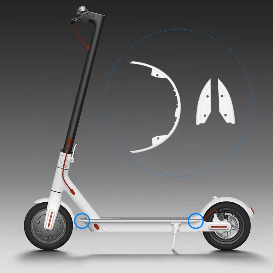 M365 Scooter Bumper Electric Scooter Accessories Plastic Beam Fender-guard for Xiaomi M365 Scooter Dash-proof Stripe
