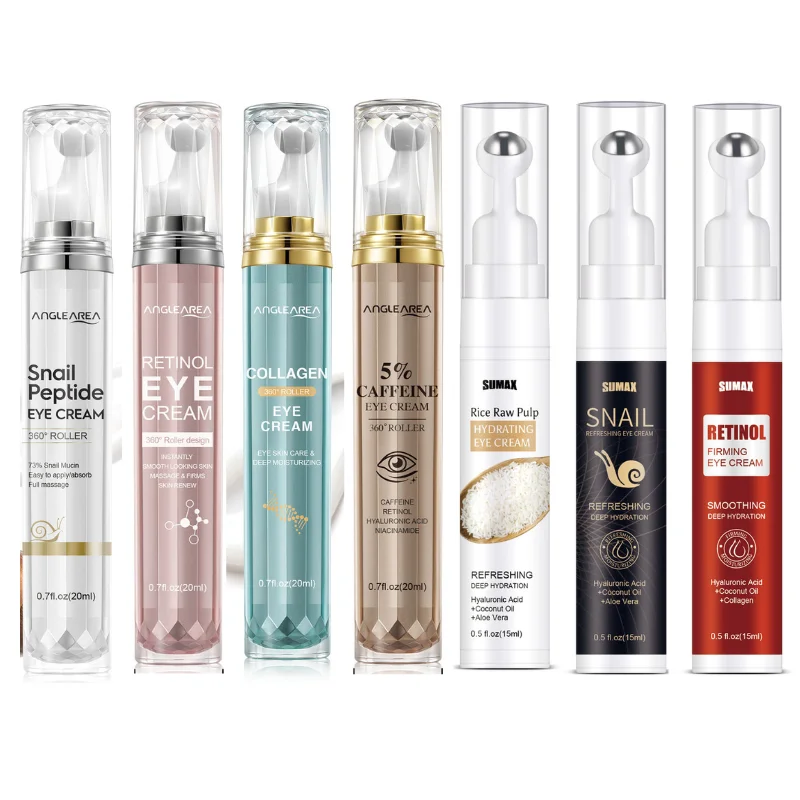 Крем для глаз 15 мл 20 рулонный шарик косметический уход за кожей 360 уменьшения морщин роликовый массажный крем
