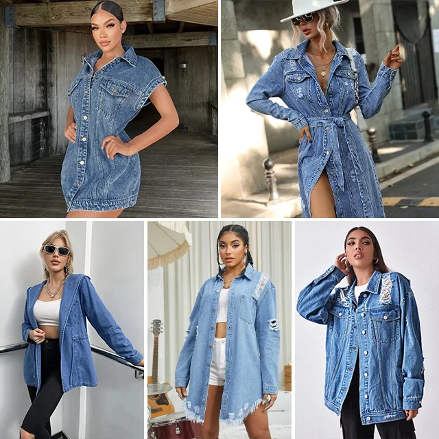 Used summer clothes denim coat Denim Korean into a bag of second-hand clothes