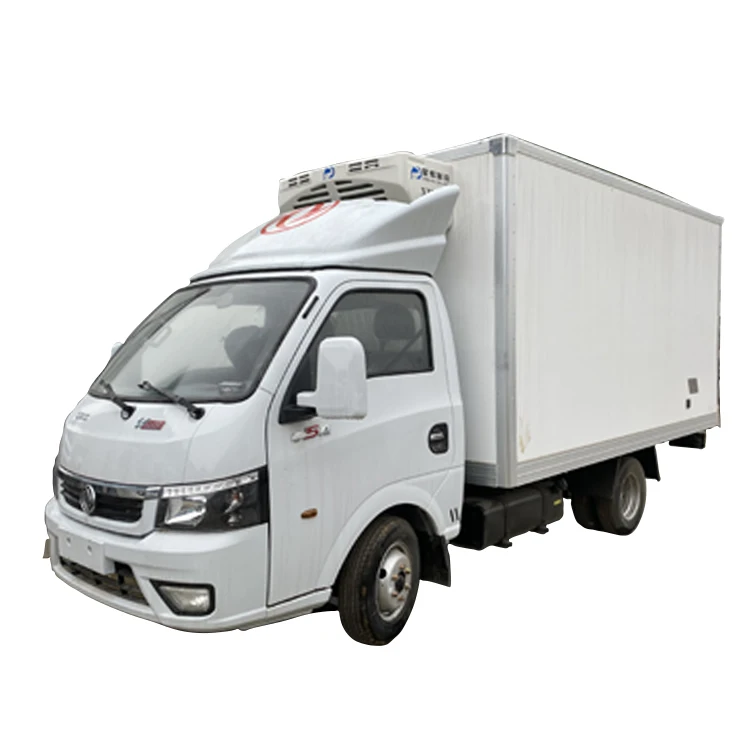 Dongfeng TUYI 4x2 Mini Refrigerator Box Truck 1.5T Freezer Van for Sale in Cambodia