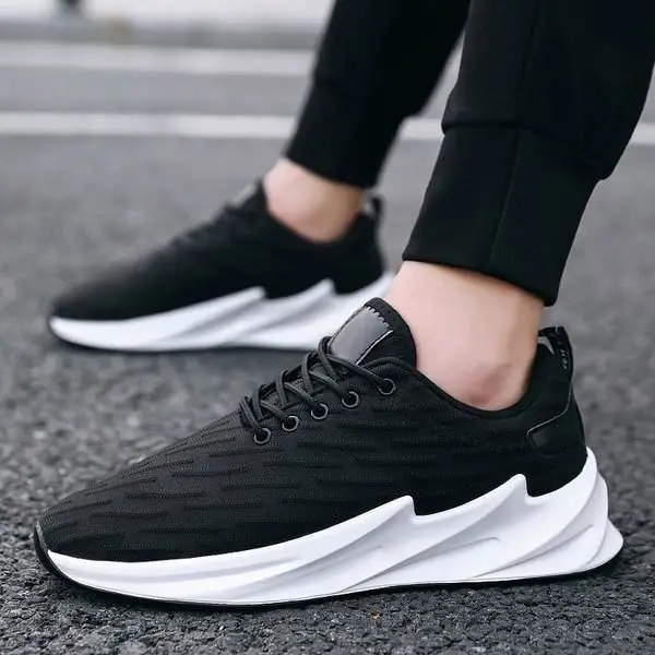 Дышащая индивидуальная Мужская Спортивная повседневная обувь с акулой