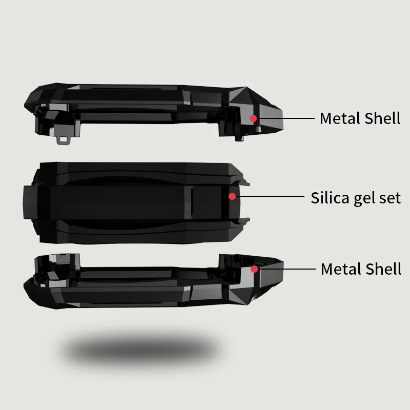 Car Remote Key Cover Zinc alloy Case Accessories Keychain Shell Bag for Ford ESCORT EDGE FOCUS MONDEO Taurus car accessories 202