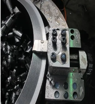 Clam shell Pipe Cutter Stainless Steel Pipe  End Cutting Beveling Machine