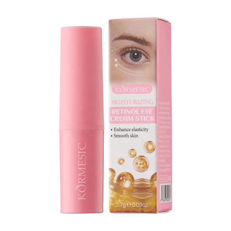 KORMESIC Organic Dark Eye Under Repair Cream Anti Wrinkle Instant Eye Bags Removal Bright Lift Firming Retinol Eye Cream Stick