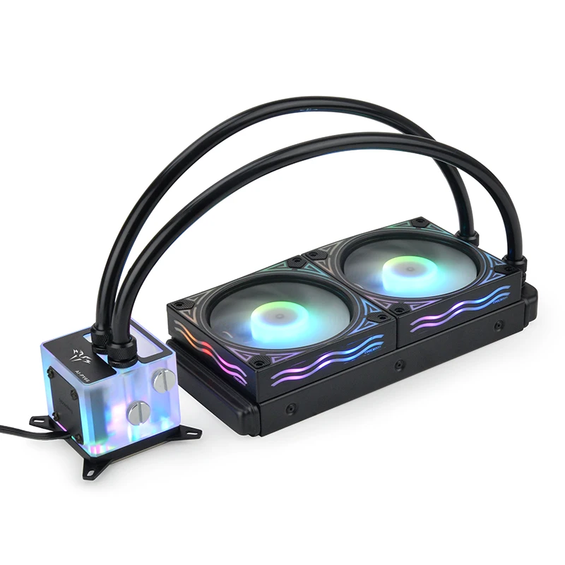 Кулер для процессора с водяным охлаждением, RGB-подсветкой, LGA 1151/2011/AM3 +/AM4
