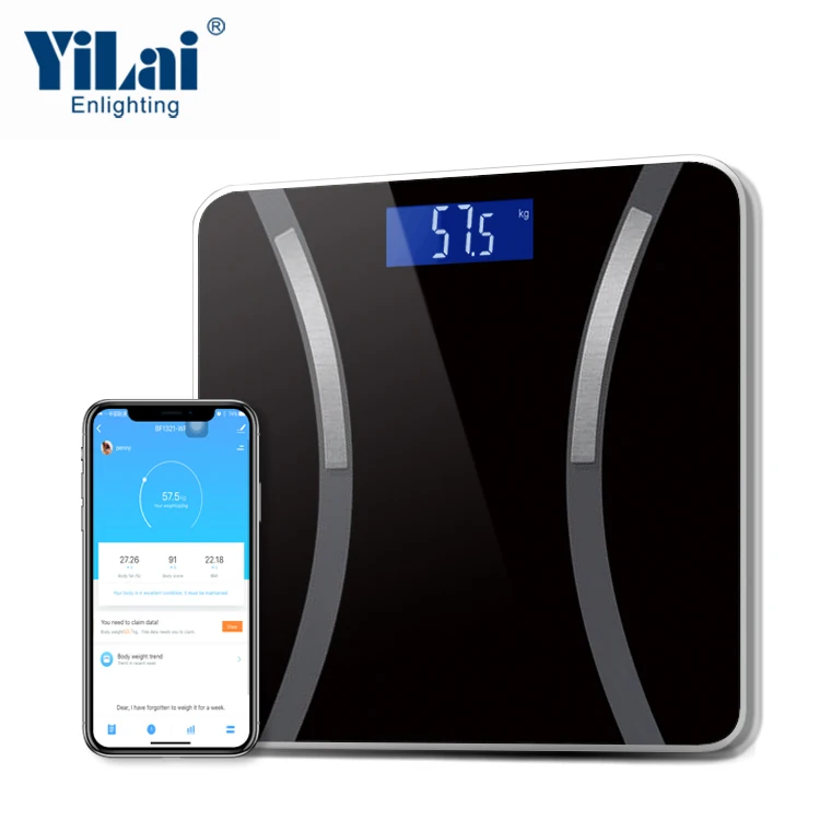 
180kg body fat scale smart wifi platform home scale weight body fat composition analyzer smart digital scale body fat 