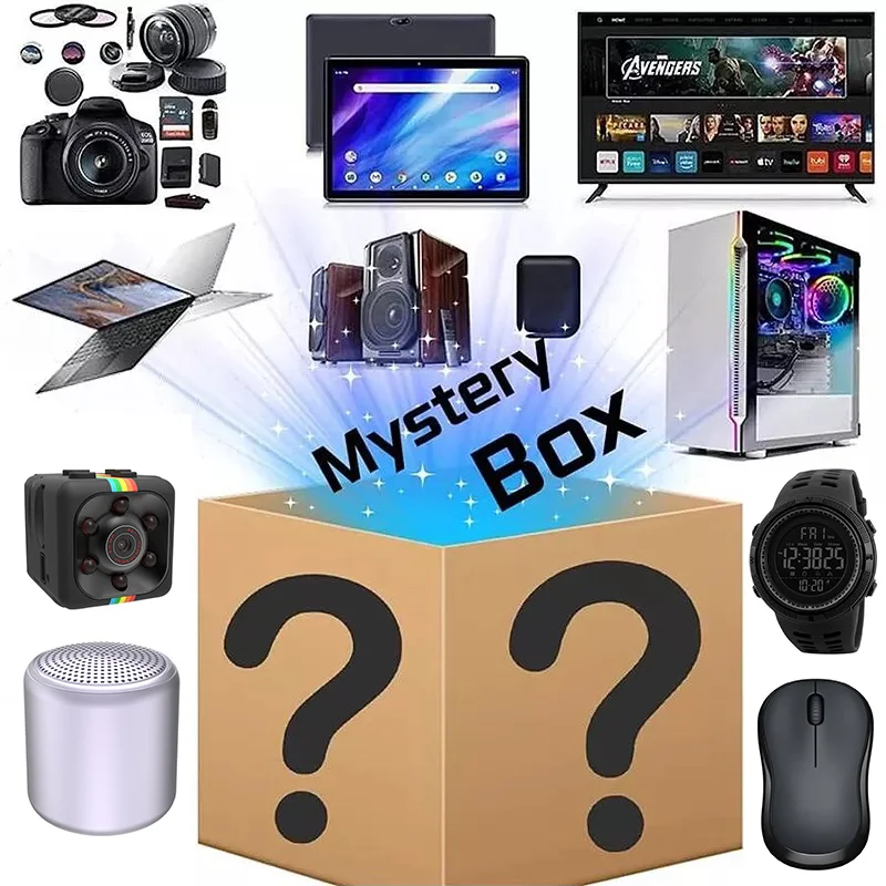 New Lucky Mystery Box Blind Box 100% Surprise High-Quality Electronics Christmas Gift Novelty Random Item Mystery Box
