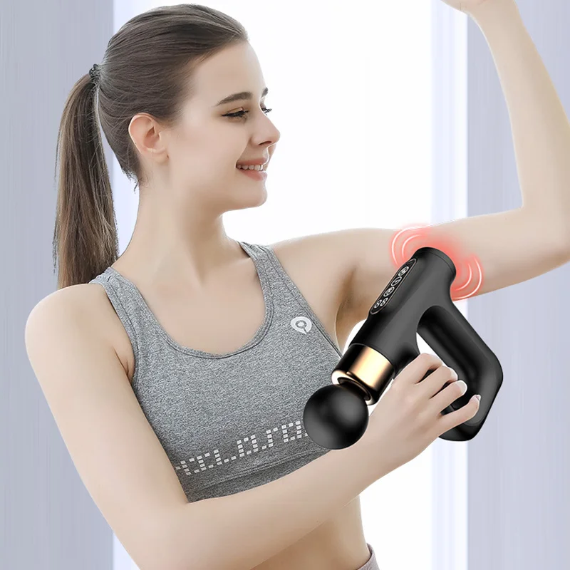 W1N Mini Portable Percussion Muscle Massager Gun for Pain Relief Super Small Quiet Muscle Massage Gun with Easy Carry Case