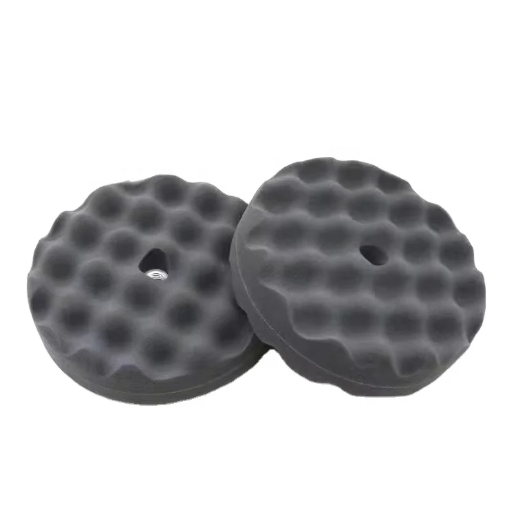 8 Inch 200mm Soft Double Sided Adhesive Foam Pad Buffing Pads For Electric Sander Tool